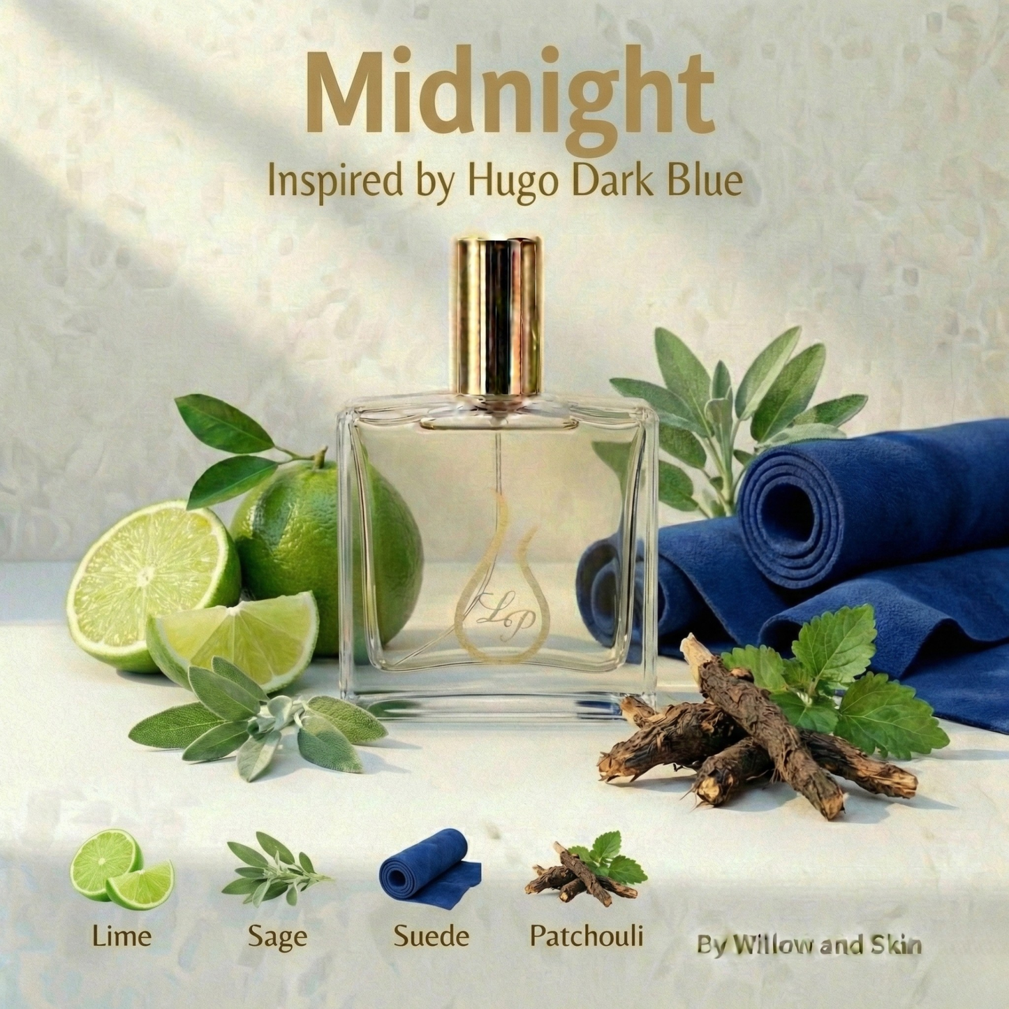 Midnight – Woody Mossy Men’s Perfume by Lutea