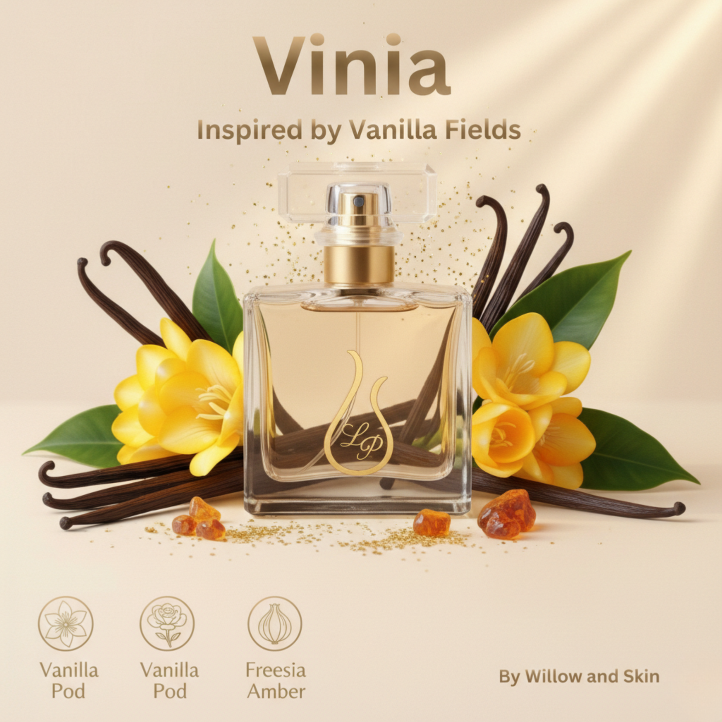 Vinia – Oriental Woody Perfume by Lutea